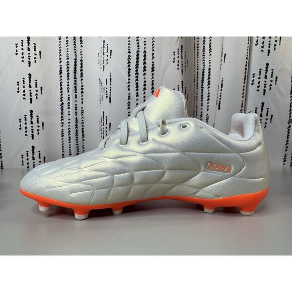 adidas Youth Copa Pure.3 FG Cleats 2.5 White Leather Soccer HQ8944 NWB - Picture 2 of 12